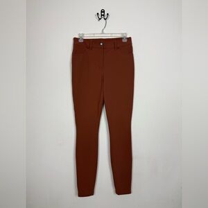 Lululemon City Sleek 5 Pocket 7/8 Pant Rust Brown Orange Women’s 28